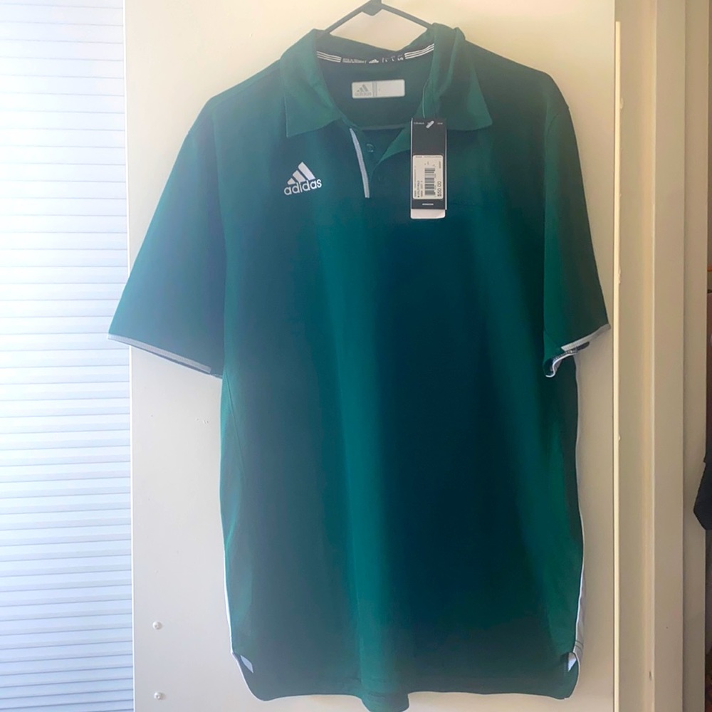 Adidas Green Golf Shirt